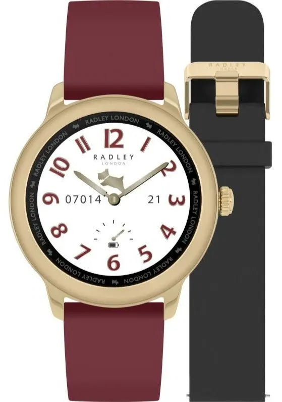 Radley London RYS07-2070-SET Series 7 Smartwatch Red/Black Silicon Strap - Κοσμηματοπωλείο Goldy