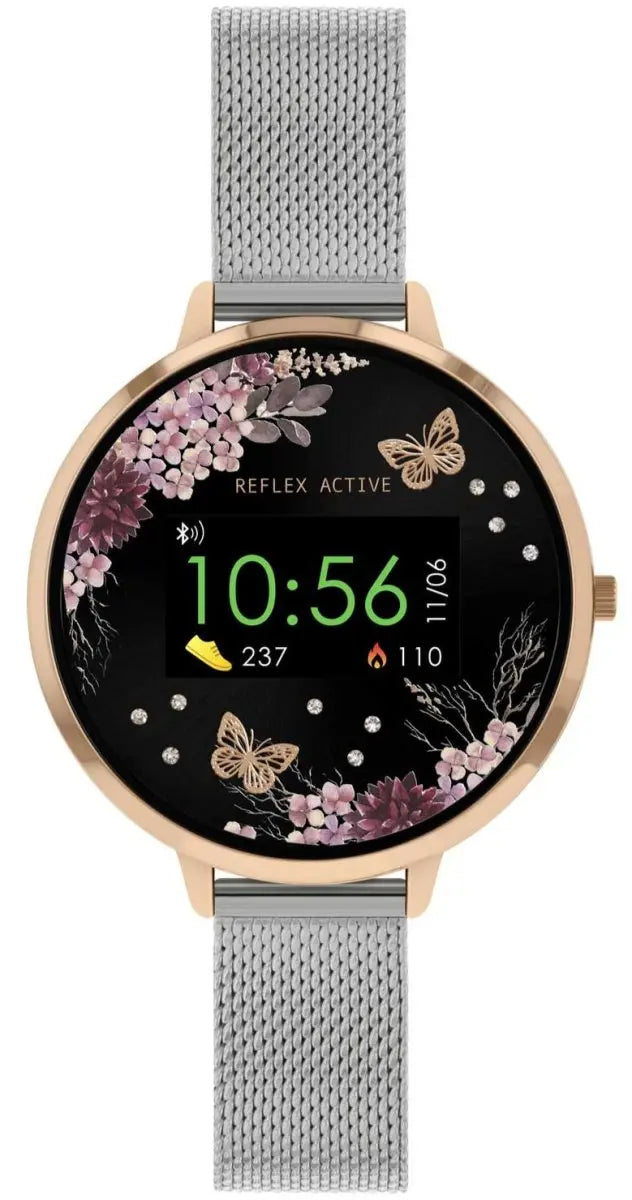 Reflex Active RA03-4037 Smartwatch Silver Stainless Steel Bracelet - Κοσμηματοπωλείο Goldy