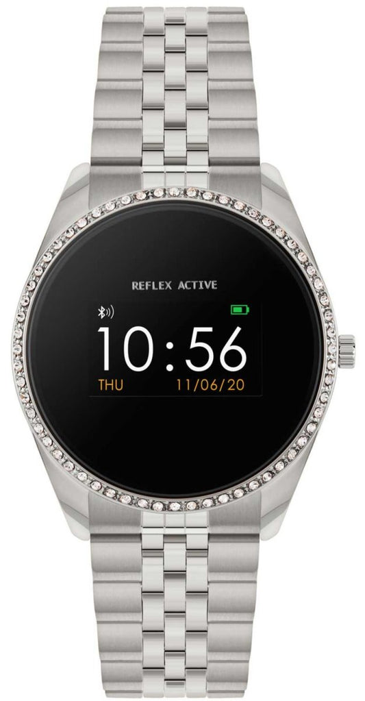 Reflex Active RA03-4043 Smartwatch Silver Stainless Steel Bracelet - Κοσμηματοπωλείο Goldy