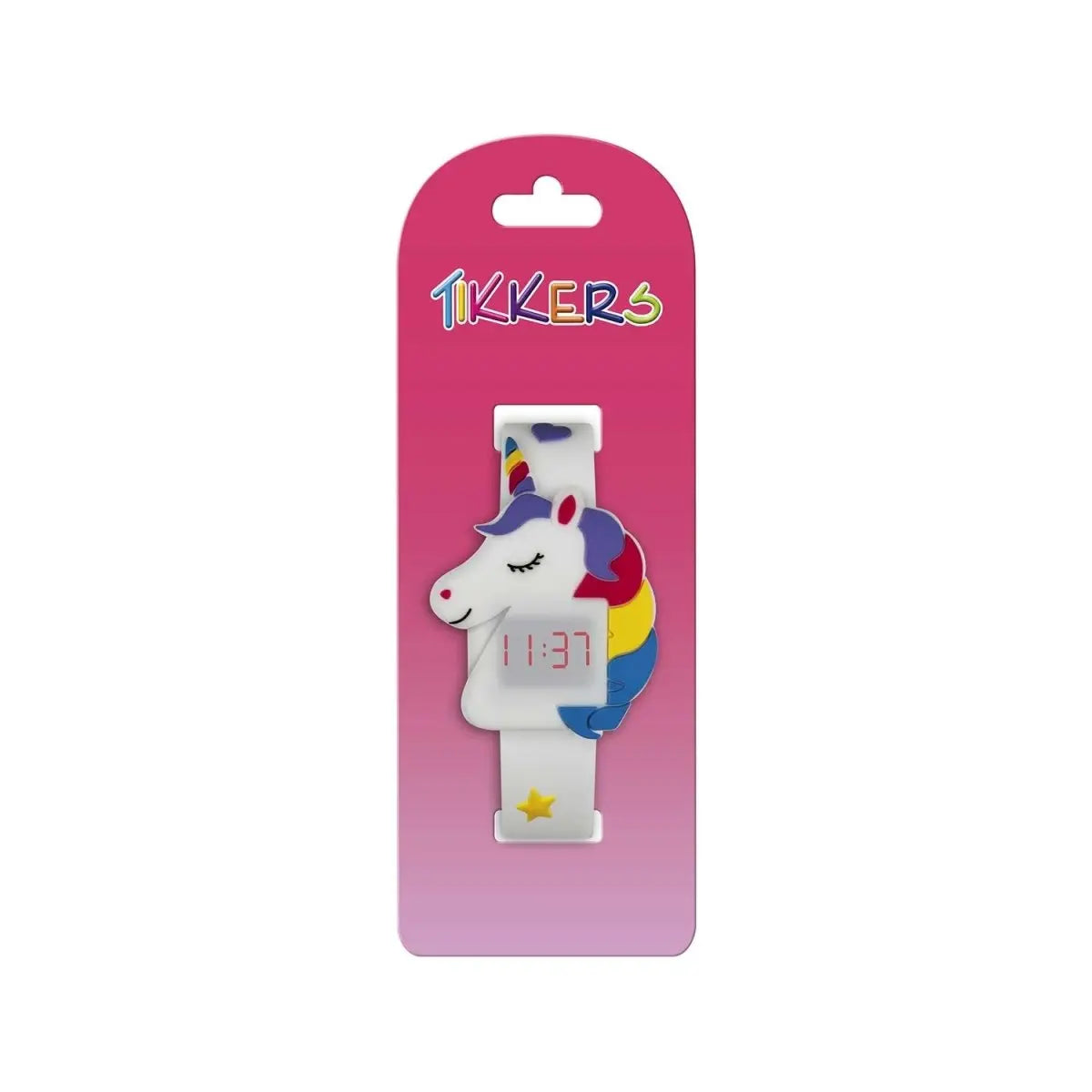 Tikkers ATK1066UNI Kids Unicorn White Silicon Strap - Κοσμηματοπωλείο Goldy