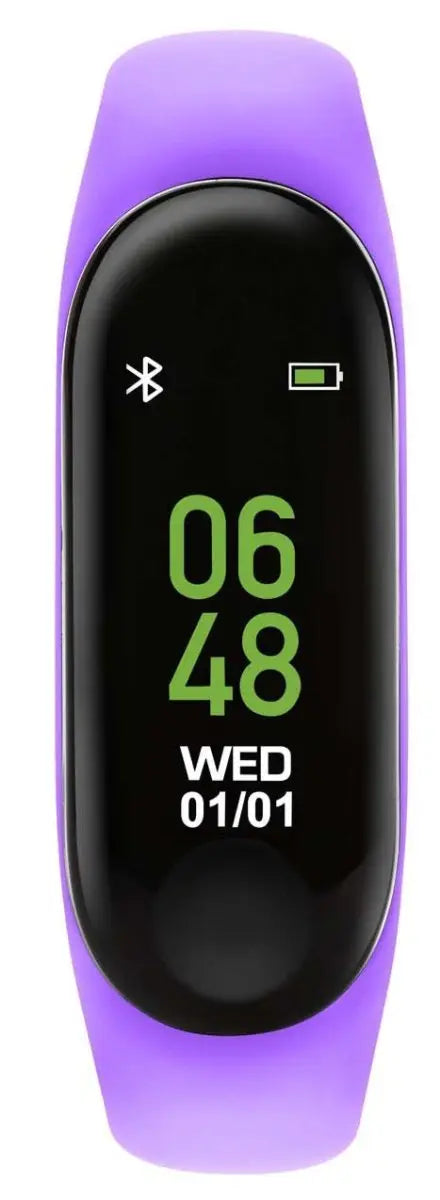Tikkers TKS01-0009 Kids Smart Fitness Tracker Purple Silicon Strap - Κοσμηματοπωλείο Goldy