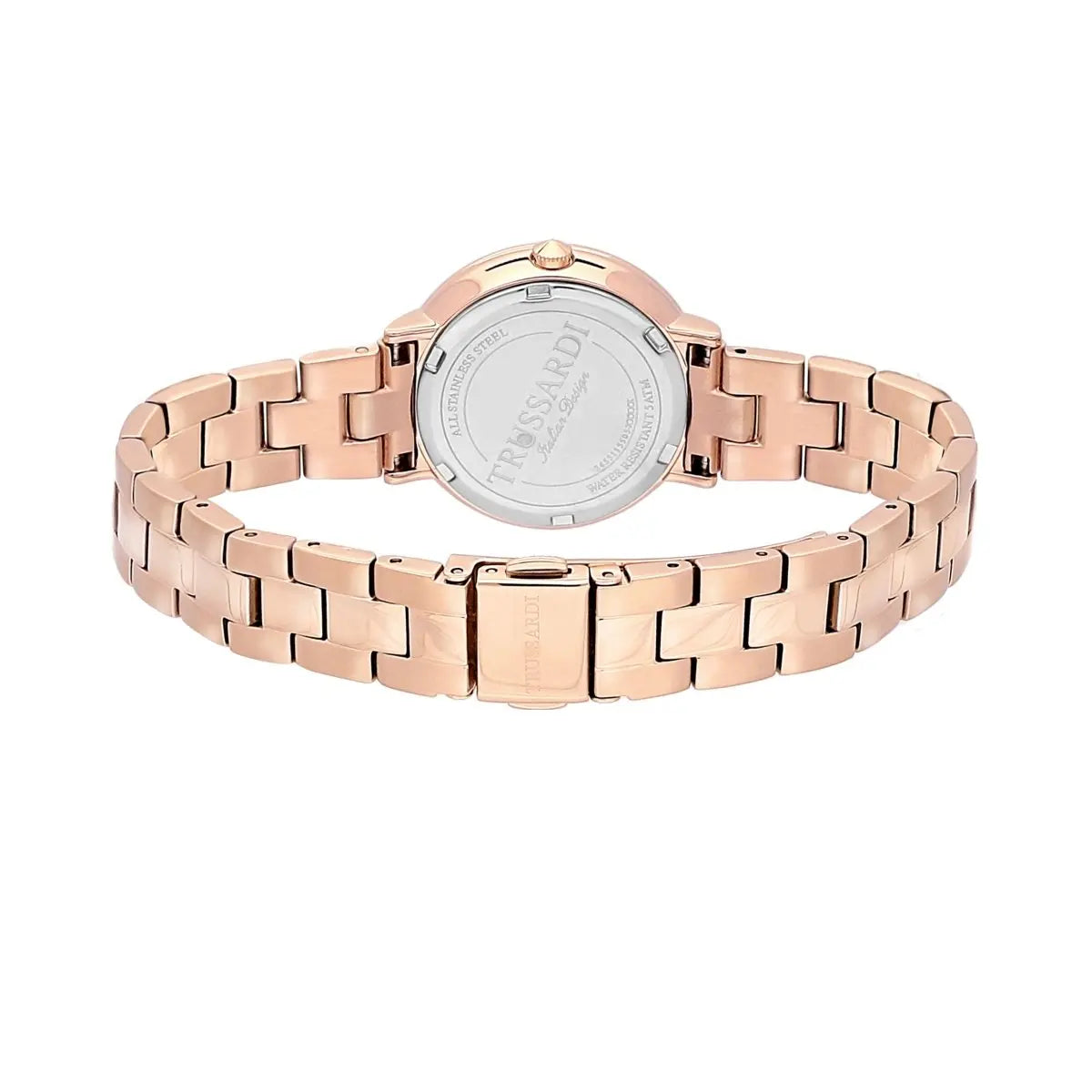 TRUSSARDI R2453115505 T-Vision Rose Gold Stainless Steel Bracelet - Κοσμηματοπωλείο Goldy