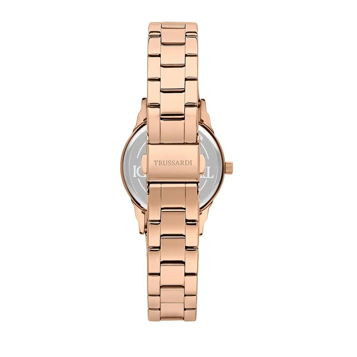 TRUSSARDI R2453141506 T-Bent Rose Gold Stainless Steel Bracelet - Κοσμηματοπωλείο Goldy