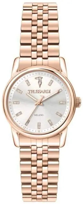 TRUSSARDI R2453150505 T-Joy Rose Gold Stainless Steel Bracelet - Κοσμηματοπωλείο Goldy