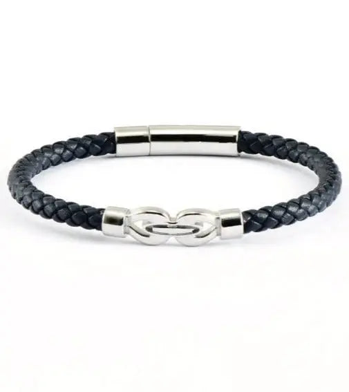 U.S. POLO JW9215BR Ανδρικό Βραχιόλι Από Ατσάλι και Δέρμα - Κοσμηματοπωλείο Goldy