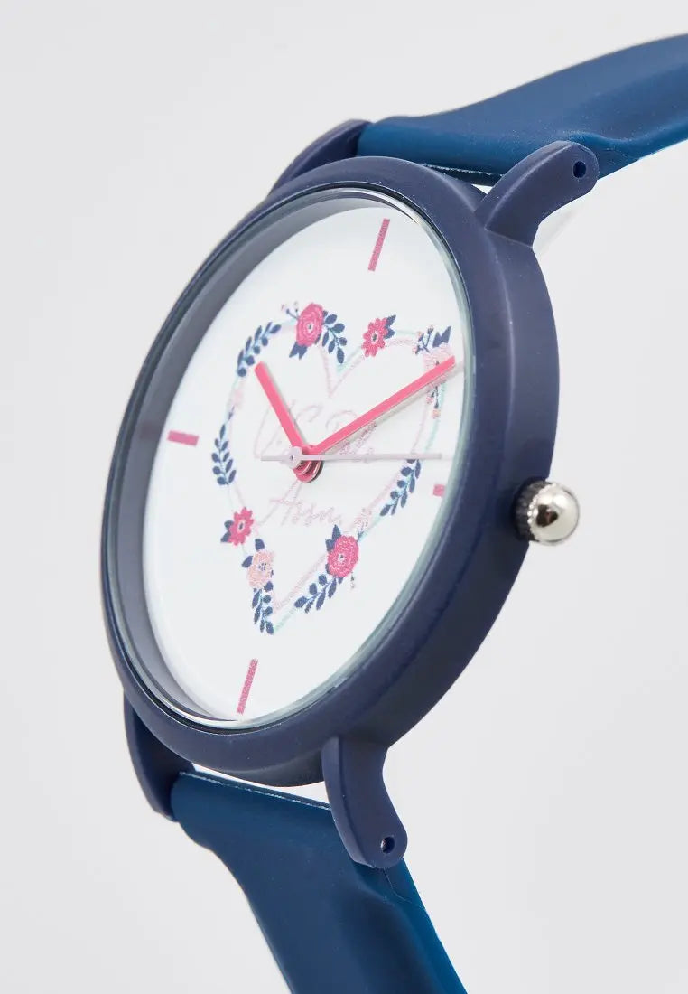 U.S. POLO USP3163BL Blue Silicon Strap - Κοσμηματοπωλείο Goldy