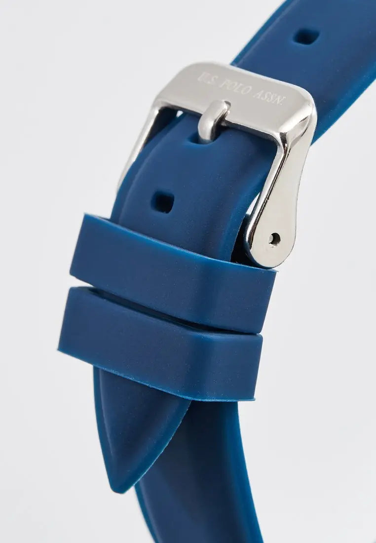 U.S. POLO USP3163BL Blue Silicon Strap - Κοσμηματοπωλείο Goldy