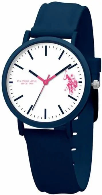 U.S POLO USP3175PK Blue Rubber Strap - Κοσμηματοπωλείο Goldy