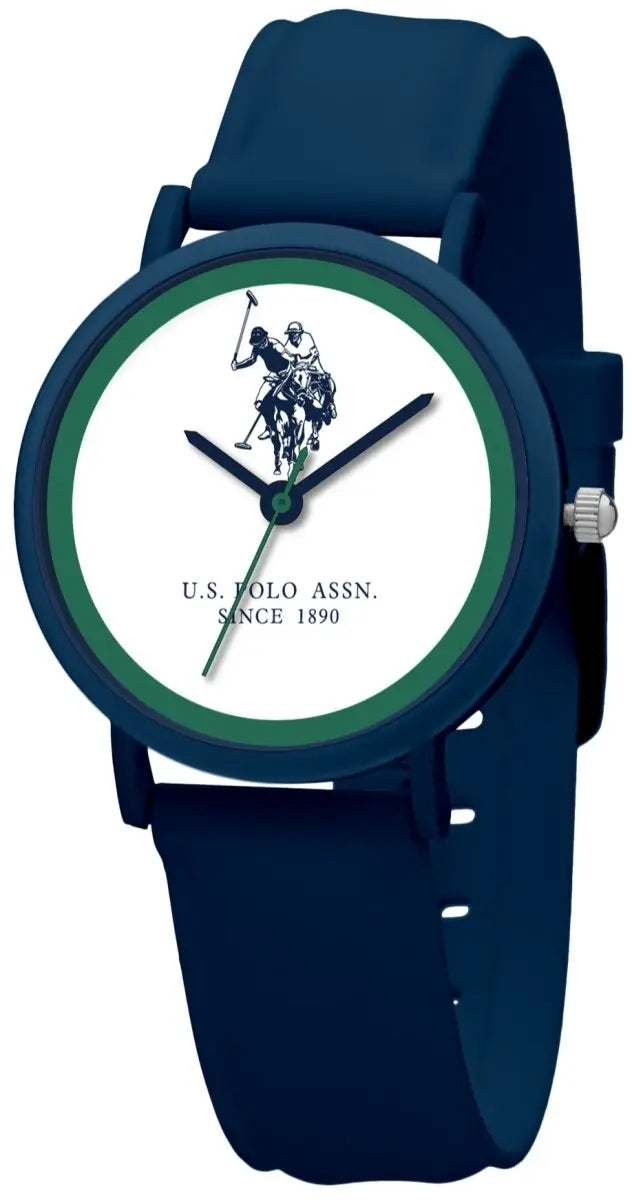 U.S. POLO USP3214GR Blue Silicon Strap - Κοσμηματοπωλείο Goldy