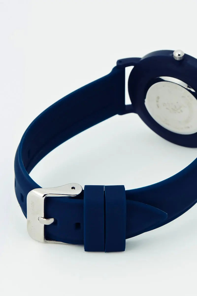 U.S. POLO USP3214GR Blue Silicon Strap - Κοσμηματοπωλείο Goldy