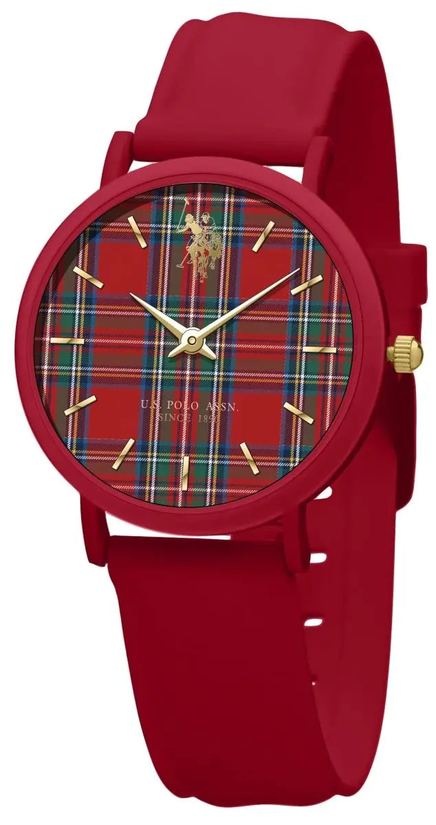 U.S. POLO USP3223RD Remy Red Silicon Strap - Κοσμηματοπωλείο Goldy