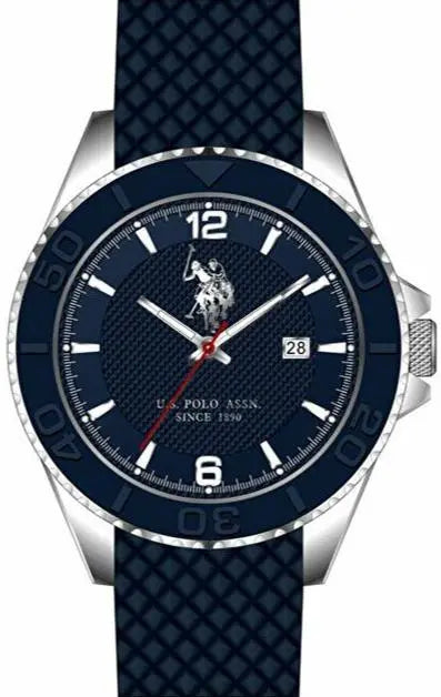 U.S POLO USP4967BL Blue Rubber Strap - Κοσμηματοπωλείο Goldy
