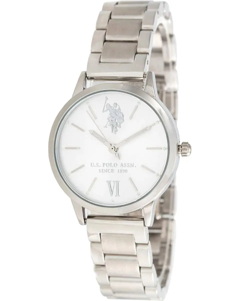 U.S. POLO USP5891ST Evelyn Silver Stainless Steel Bracelet - Κοσμηματοπωλείο Goldy