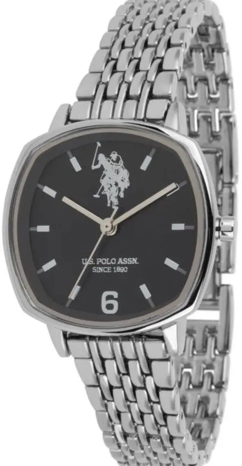 U.S. POLO USP5906BK Candice Metallic Silver Bracelet - Κοσμηματοπωλείο Goldy