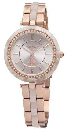 U.S. POLO USP5949RG Mila Rose Gold Metallic Bracelet - Κοσμηματοπωλείο Goldy