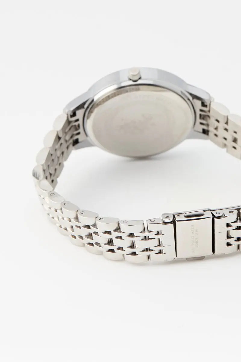 U.S. POLO USP5967WH Faith Silver Metallic Bracelet - Κοσμηματοπωλείο Goldy