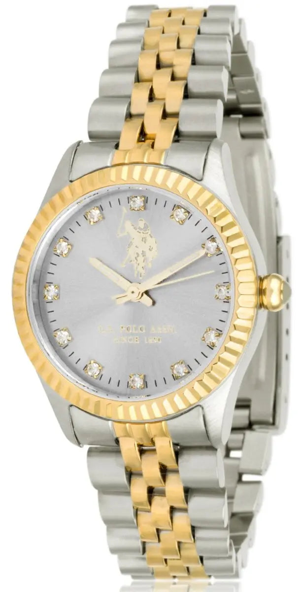 U.S. POLO USP8016YG Azure Two Tone Stainless Steel Bracelet - Κοσμηματοπωλείο Goldy