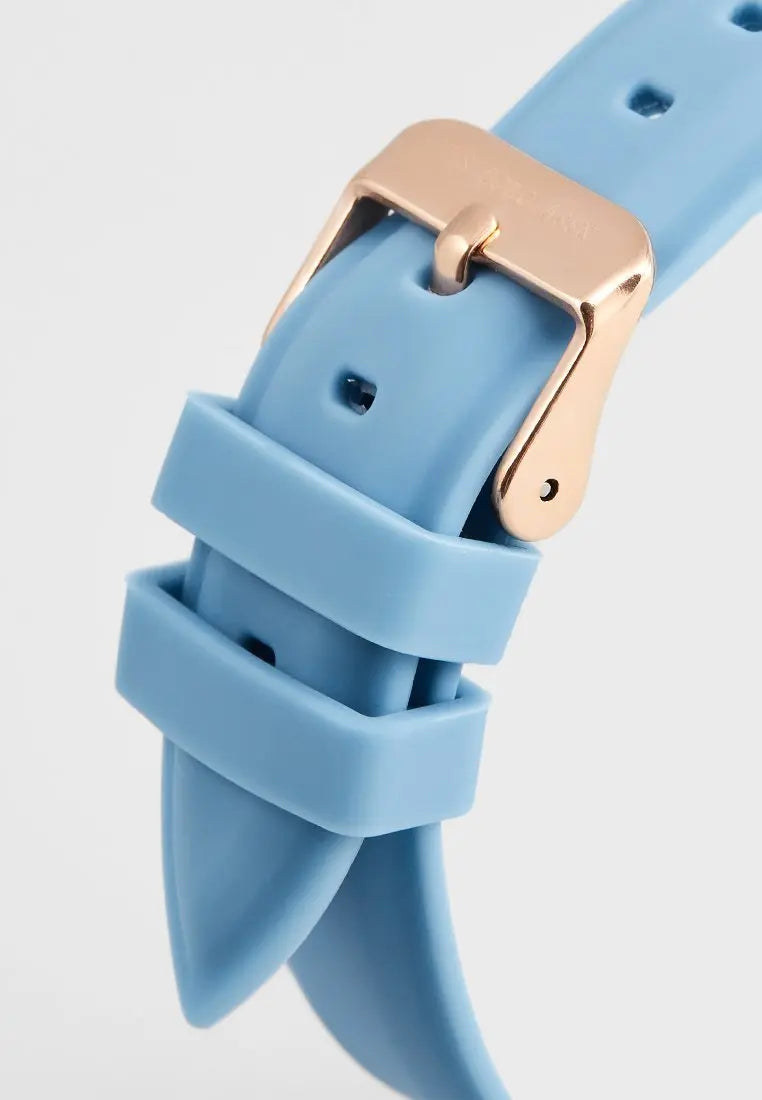 U.S. POLO USP8059AQ Lucy Light Blue Silicon Strap - Κοσμηματοπωλείο Goldy