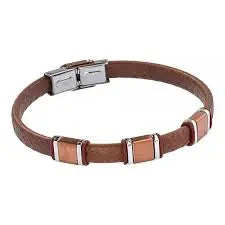 Visetti TC-BR001M Ανδρικό Βραχιόλι Από Ανοξείδωτο Ατσάλι με Καουτσούκ - Κοσμηματοπωλείο Goldy