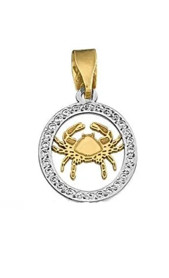 Ζώδιο Καρκίνος STS11149 σε Χρυσό 9ct - Κοσμηματοπωλείο Goldy
