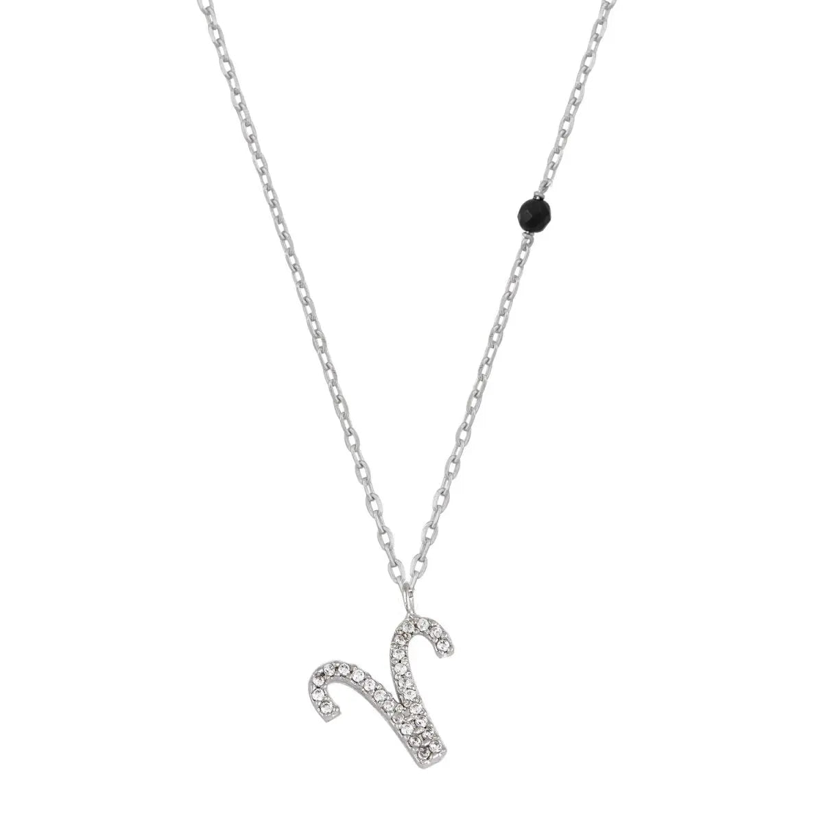 Ζώδιο Κριός Z001W Λευκόχρυσο Κ9 με Ζιργκόν - Κοσμηματοπωλείο Goldy