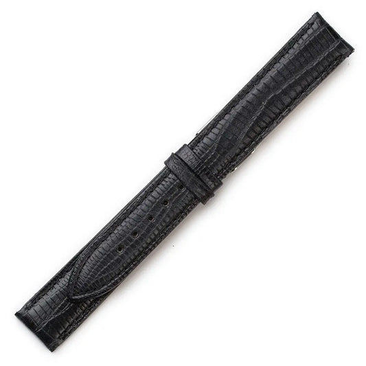 Λουρί 0109BK Black Leather Strap