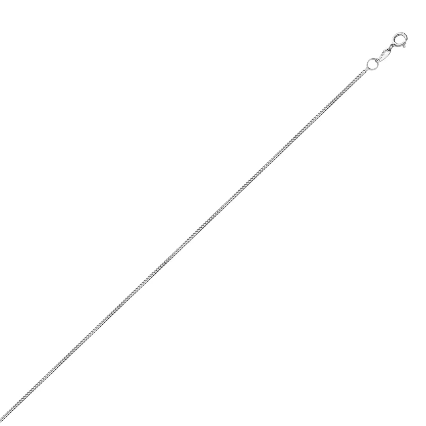 Neck Chain PAL20W K14 White Gold 45cm