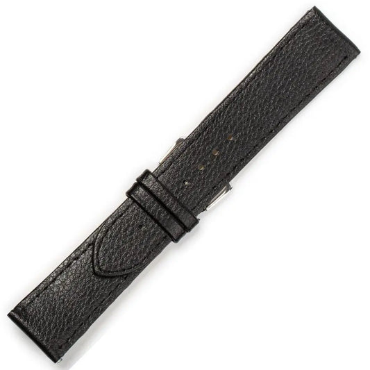 Λουρί Μακρύ 0215BK Black Leather Strap XL