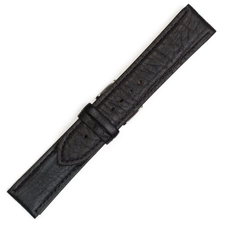 Λουρί Μακρύ 0220BK Black Leather Strap XL Goldy
