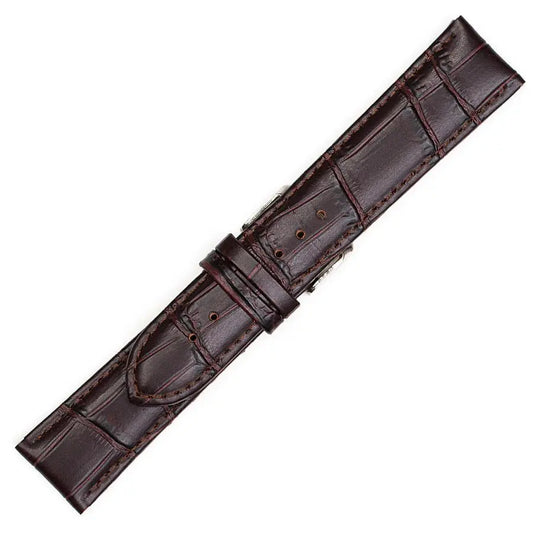 Λουρί Μακρύ 0221BR Brown Leather Strap XL