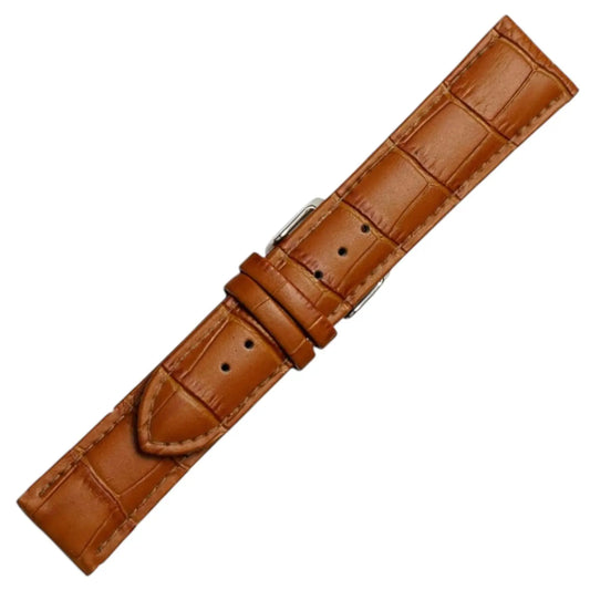 Λουρί Μακρύ 0221LBR Light Brown Leather Strap XL