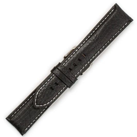 Λουρί Μακρύ 0223BK Black Leather Strap XL