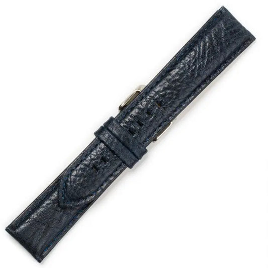 Λουρί Μακρύ 0223BL Blue Leather Strap XL