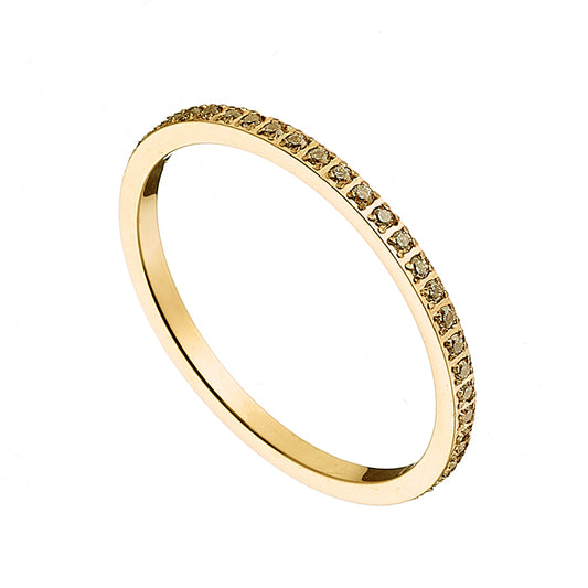 Ring N02460G Made of Gold Plated Steel