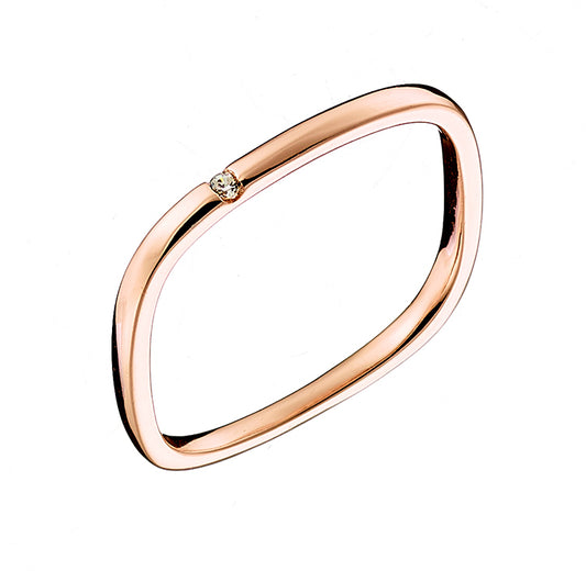 Ring N02454R Rose Gold Steel Wedding Ring