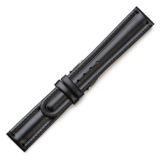 Λουρί 0302BK Black Leather Strap