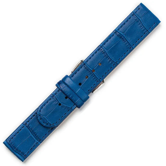 Λουρί 0444BL Blue Leather Strap