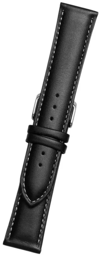 Λουρί 0473BK Black Leather Strap