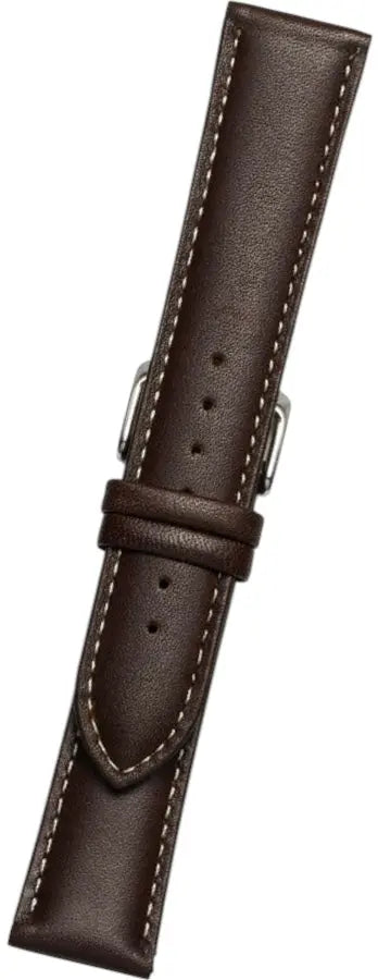 Λουρί 0473DBR Dark Brown Leather Strap