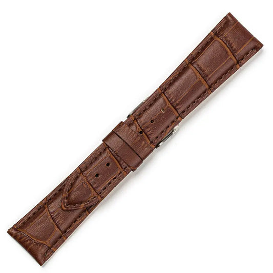 Λουρί 0474BR Brown Leather Strap