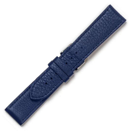 Λουρί 0488BL Blue Leather Strap