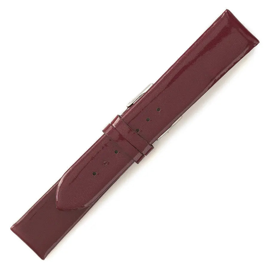 Λουρί 0489BO Gloss Bordeaux Leather Strap