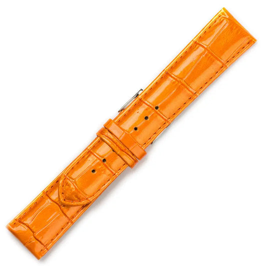 Λουρί 0496OR Orange Leather Strap