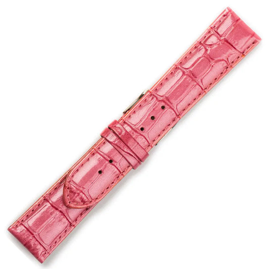 Λουρί 0496PK Pink Leather Strap