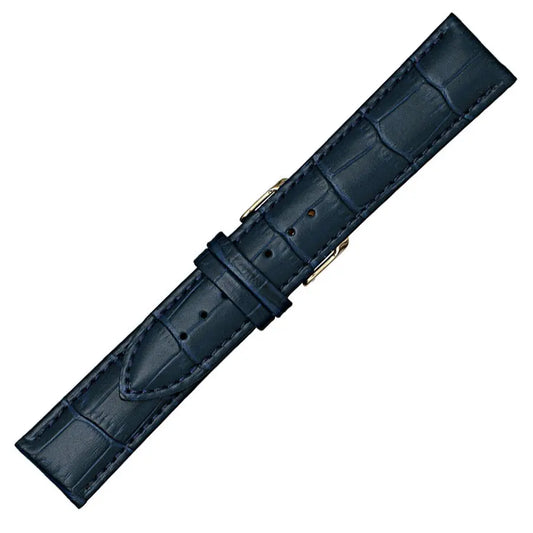 Λουρί 0501BL Blue Leather Strap