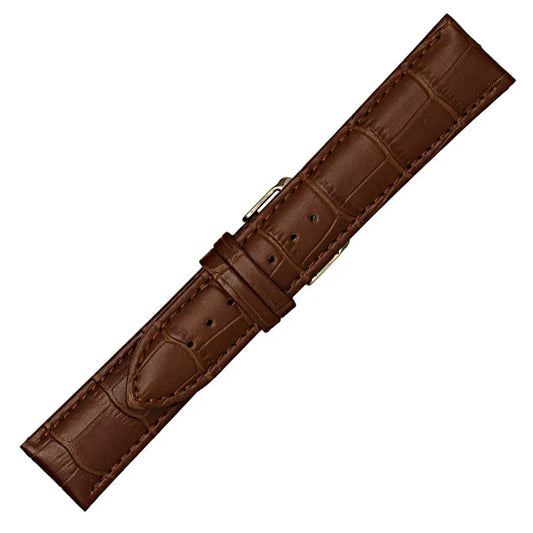 Λουρί 0501BR Brown Leather Strap