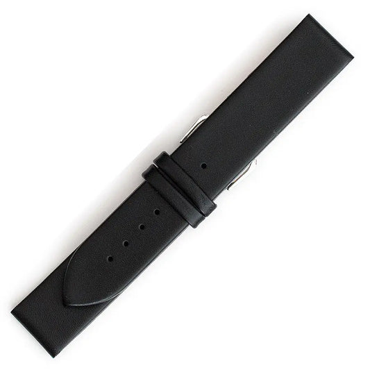 Λουρί 0508BK Black Leather Strap