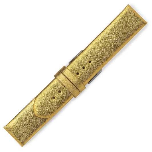 Λουρί 0508GL Gold Leather Strap