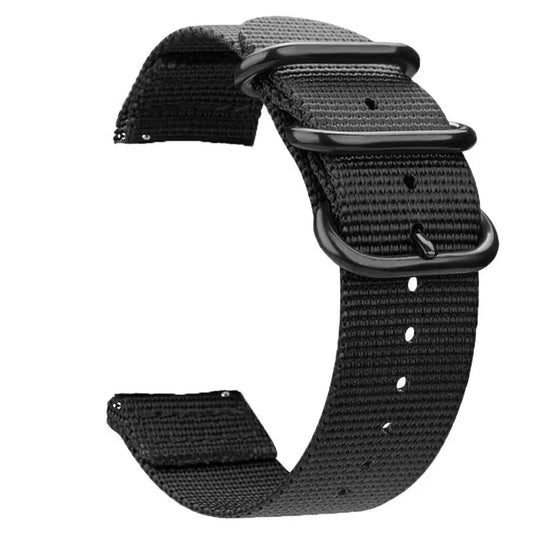 Λουρί 0512BK Black Fabric Strap