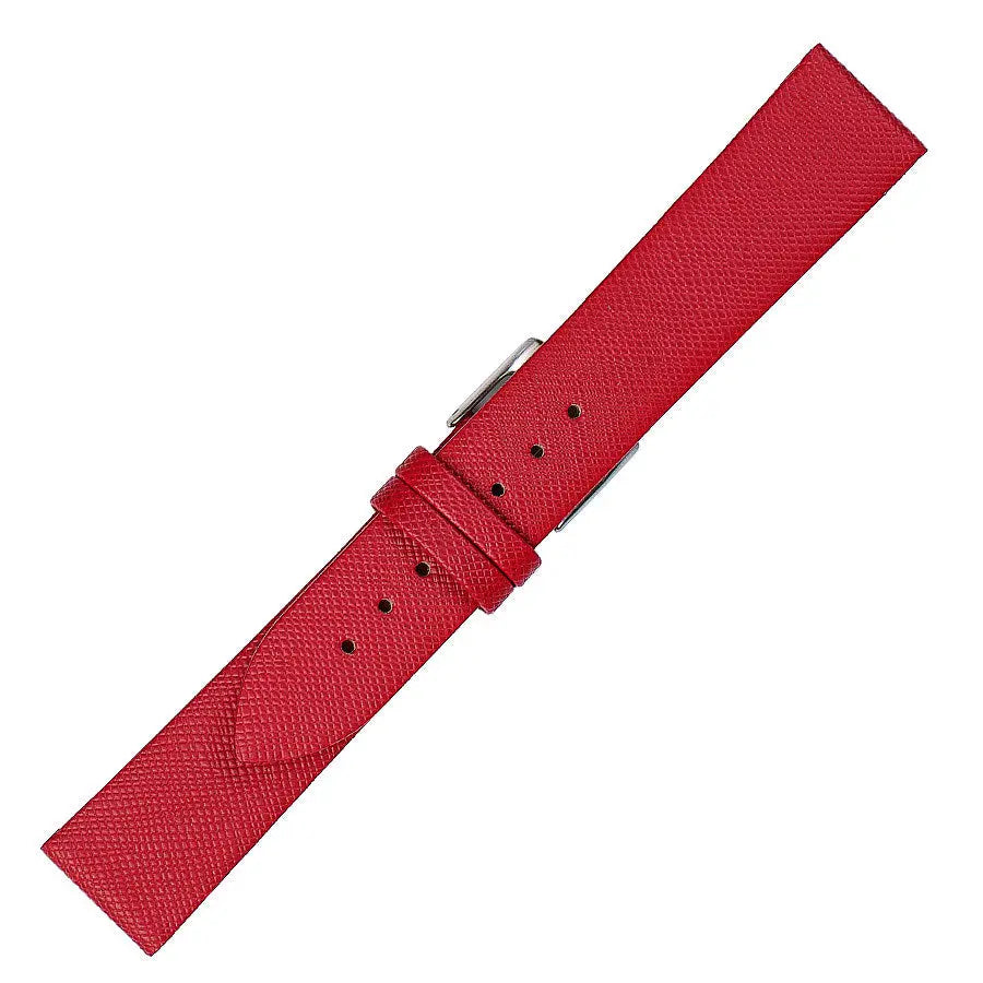 Λουρί 0515RD Red Leather Strap